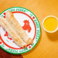 2 Piece Plain Breadsticks · plain breadstick with side of cheese ,marinara or garlic butter