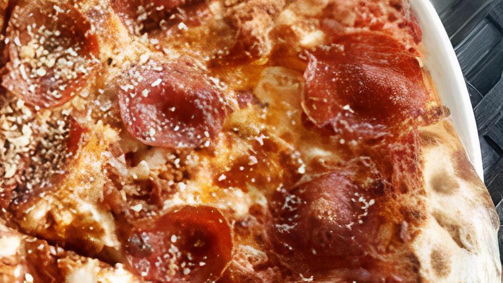 Sausage & Pepperoni Pizza · Graziano sausage / Pepperoni / Mozzarella / Marinara