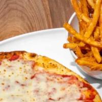 Mini Pizza · Handcrafted 5-inch pizza / House tomato sauce / Mozzarella cheese / Choice of side / Add pep...