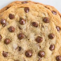 Giant Chocolate Chip Cookie · Huge flavor in all six plus inches of the decadent chocolate chip cookie.