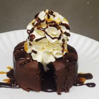 Gluten Free Divine Fudge Lava Cake  · Divine fudge lava cake is an indulgent dark chocolate cake. A gourmet gluten free and flourl...
