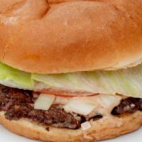 Rhr Burger & Fries · Our Famous Redhot Ranch Burgers Special sauce, lettuce, tomato, and onion