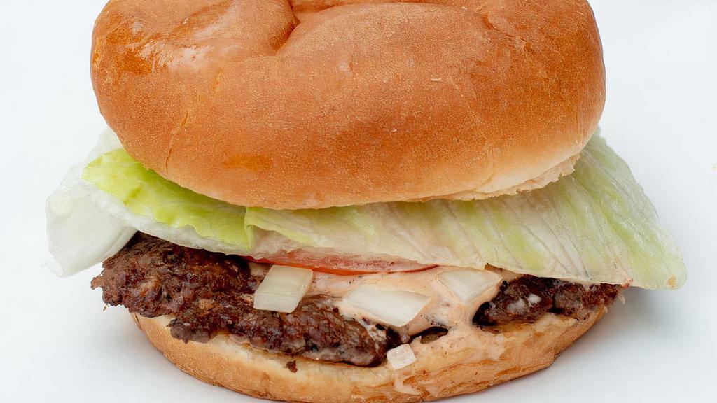 Rhr Burger & Fries · Our Famous Redhot Ranch Burgers Special sauce, lettuce, tomato, onion