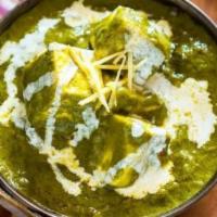 Lamb Saag · Lamb cooked with fresh spinach, herbs and spices.