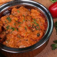 Lamb Dopiaza · Boneless lamb curry with tomato, ginger, ball pepper and spices.