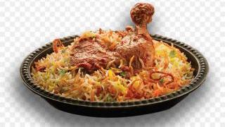 Chicken Tandoori Biryani · Pieces of spring chicken cooked with spices and basmati rice.