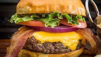 Bacon Cheeseburger* · American cheese and applewood smoked bacon.
