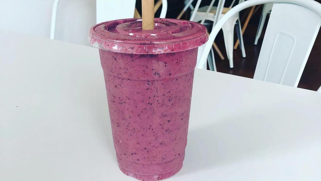 Wildberry Daze · vanilla yogurt, blueberries, strawberries, raspberies, aronia berries