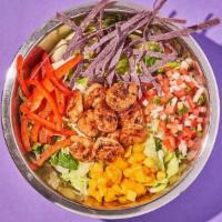 Mango Lime Salad · Bed of lettuce topped with your choice of seared mahi mahi or shrimp, pico de gallo, mango, ...