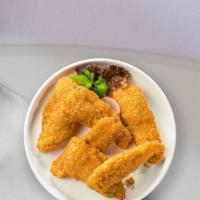 Cheeky Tenders · Chicken tenders breaded and fried until golden brown. Served with your choice of dipping sau...