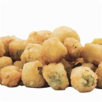 Fried Okra · Cooked in oil. served with choice of dipping sauce.