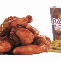 #12 5Pc Wing Dings · Wings with fries and a pop. Regular or spicy