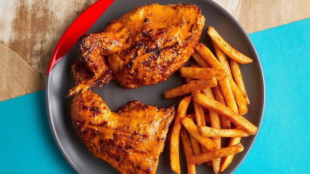 1/2 Chicken And Chips · You can't beat our signature 1/2 chicken. Served with PERi chips to fully satisfy your craving or beat that hangover!