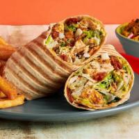 Chicken Caesar Wrap · Our chicken Caesar salad with PERi-dried tomatoes in a toasted wrap.