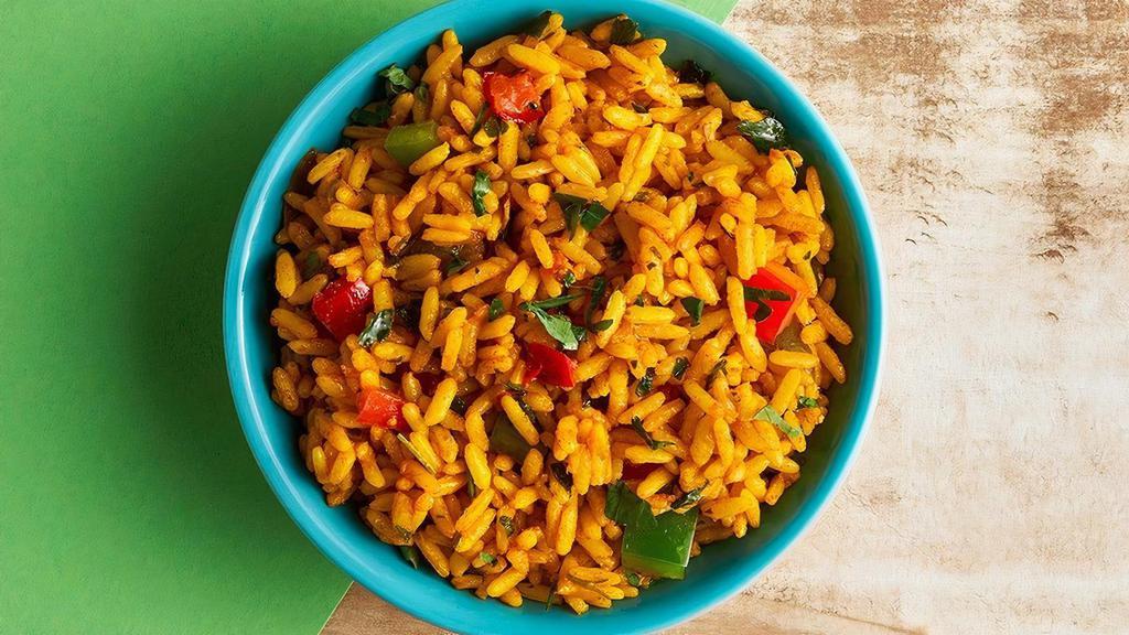 Portuguese Rice · House-made with turmeric and peppers. (283 cal)