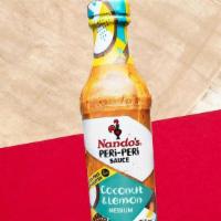 Bottle Sauce Coconut Lemon · Our PERi-PERi sauce is made with African Bird's eye Chilli and a blend of ingredients-onion,...