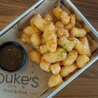 Ellsworth, Wi Cheese Curds · Hot pepper jelly