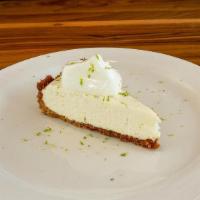 Key Lime Pie · Vanilla-ginger snap crust. topped with toasted meringue