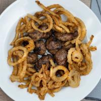 Tenderloin Tips · tender, flavorful, aged tenderloin tip, seasoned with Cowboy Jack’s Dry Rub™, garnished with...