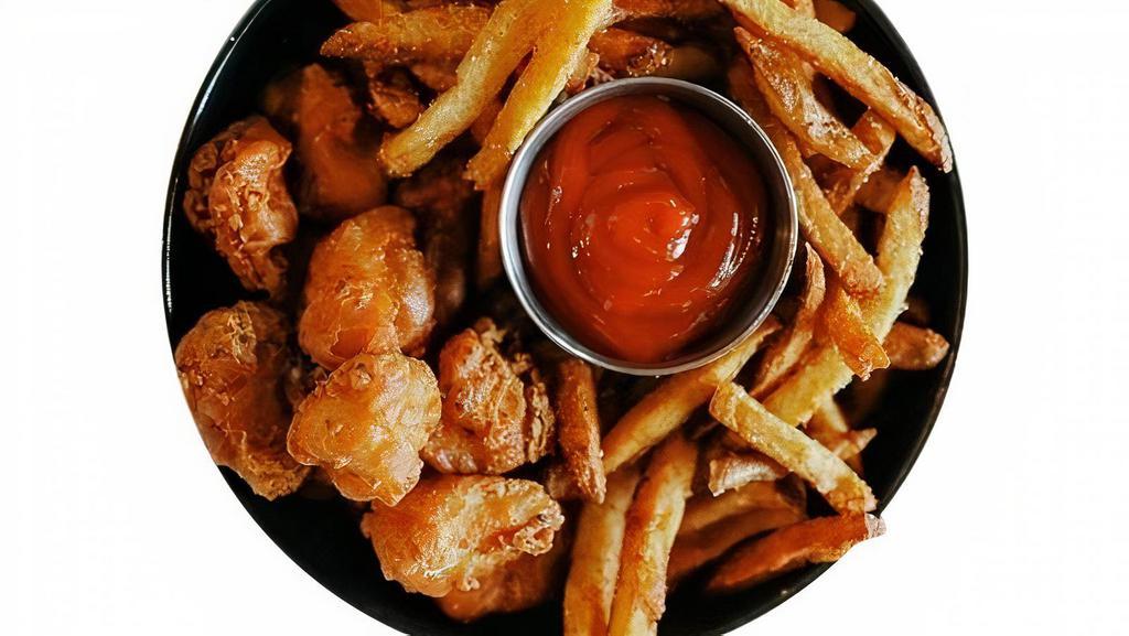 Kid'S Chicken Tenders · Lightly Fried Chicken served with fries