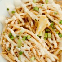 Garlic Parmesan Fries · Roasted garlic aioli, parmesan, garlic, chives