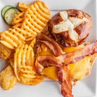 Revolution Chicken · Grilled or Golden-Fried Chicken Breast, Provolone, Cheddar, American Cheese, Bacon, Seasoned...