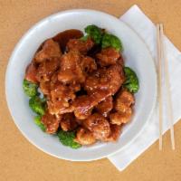 L15 General Tso'S Chicken · Served with fried rice pork egg roll or soup.