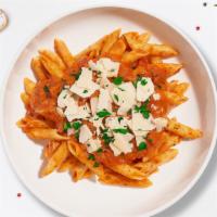Primary Parma Rosa  (Penne) · (Vegetarian) Fresh penne pasta cooked in a parma rosa sauce and topped with black pepper, an...