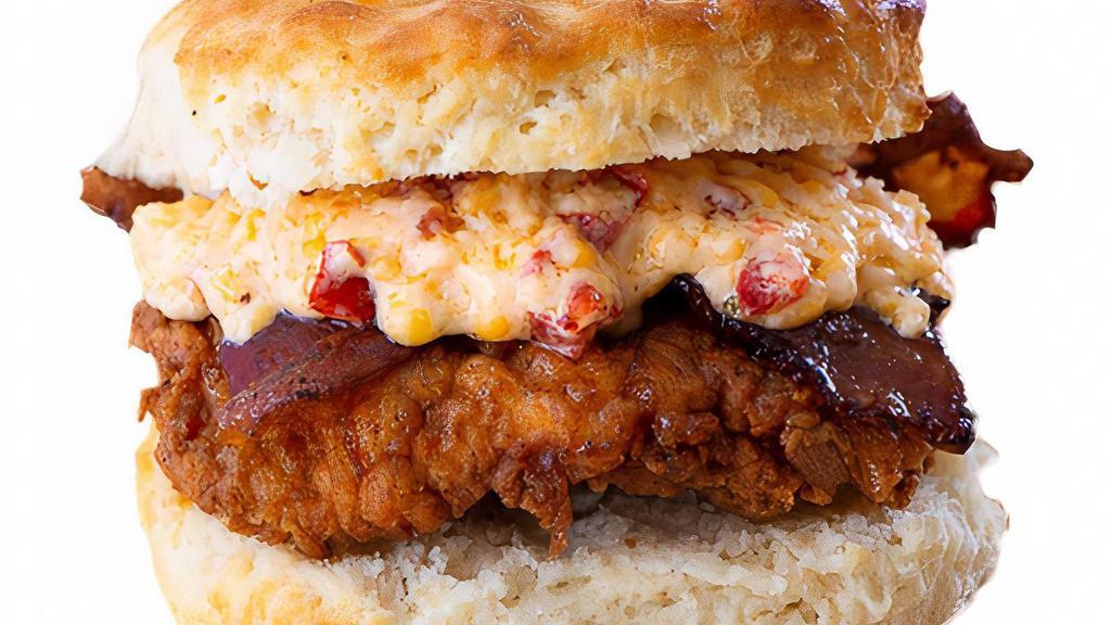 Southern Chicken · Our righteous chicken with pimento cheese and bacon.