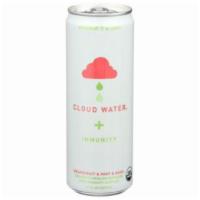 Cloud Water + Immunity Grapefruit Mint & Basil Sparkling Water (12 Oz) · Tart and tangy grapefruit meets cool and refreshing mint and basil. Formulated with 100% of ...