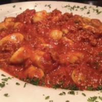 Gnocchi Dinner · Made with fresh ricotta cheese. Homemade with meat sauce or marinara.

Served with Minestron...