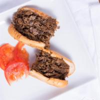 Original Philly Cheese Steak · 100% pure tenderloin from liberty bell steak company, Philly Amoroso bread and your choice o...