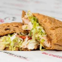 Turkey Melt · Grilled turkey breast, melted provolone, lettuce, tomatoes, mayo, salt & pepper