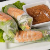 Fresh Spring Roll (3 Pcs) Shrimp · Vermicelli noodle crispy onion, fresh salad rolled in rice paper