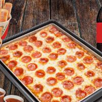 Family Meal Deal · Large one-topping pan-style pizza, 2 orders of Italian breadsticks, and a 2-Liter of Soda. F...
