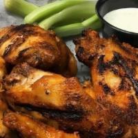 Famous Charbuff Wings (Half) · Famous Charbuff Wings - 6 of our famous wings taken to the next level tossed in sauce and fi...