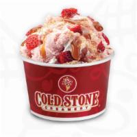 Our Strawberry Blonde® · Strawberry ice cream with graham cracker pie crust, strawberries, caramel, and whipped toppi...