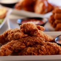 Chicken Tenders · Served with your choice of dipping sauce!