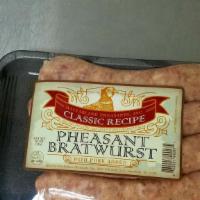 Pheasant Classic Brat · Our classic pheasant brats are made from our own locally raised pheasants at MacFarlane Phea...