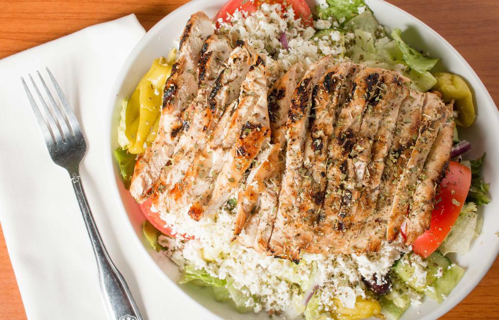 Chicken Greek Salad · 