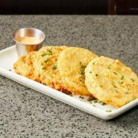Fried Green Tomatoes · Served with Remoulade