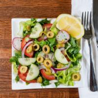 Salad · Salad: mix of freshly cut vegetables (e.g. lettuce, cucumber, tomato, etc.)