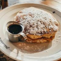 Dutch American Pancakes · Three fluffy pancakes, whipped butter
