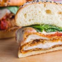 Crispy Chicken Sub · Your choice of chicken garnished with lettuce, pickles, corn, mayo and ranch on this satisfy...