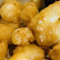 Cheese Curds · Fresh NEVER Frozen hand battered Cheese Curds