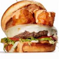Cheese Curd Cheeseburger · Midwest Beef / Provolone Cheese / Classic Cheese Curds / Burger Co. Sauce