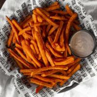 Side Sweet Potato Fries · Note: Fries do not travel well and quality may be impacted