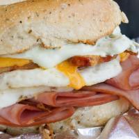 Big Baker  · Double the Egg, Double the Bacon, Double the Ham and Double the Cheese!! Top this baby off w...