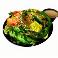 Side Garden Salad · with choice of dressing