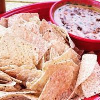 Chili Queso · With chips and salsa. Cup, bowl.